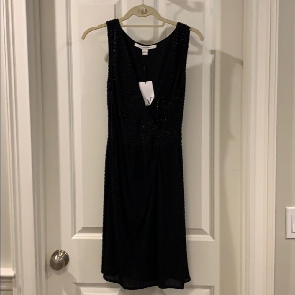 DVF gorgeous black dress